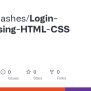 GitHub - Hacksmashes/Login-form-using-HTML-CSS