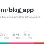 GitHub - Cybdom/blog_app: Awesome News App Made In Flutter With A ...