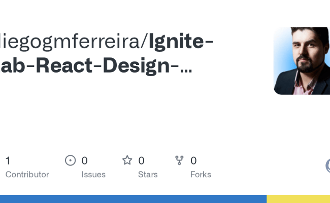 GitHub - Diegogmferreira/Ignite-Lab-React-Design-System