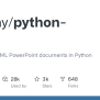 GitHub - Scanny/python-pptx: Create Open XML PowerPoint Documents In Python