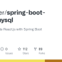 GitHub - Bezkoder/spring-boot-react-mysql: How To Integrate React.js With Spring Boot