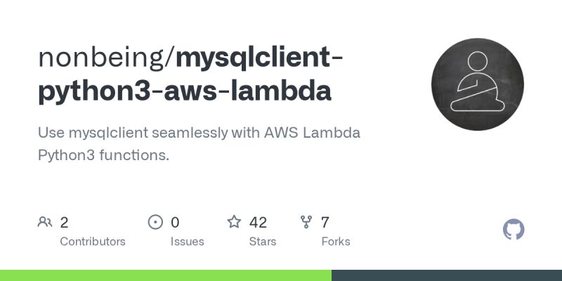 Github Nonbeing Mysqlclient Python3 Aws Lambda Use Mysqlclient Seamlessly With Aws Lambda - Dark Illustration Collection - Full HD Quality