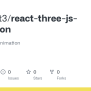 GitHub - Heshant3/react-three-js-animation: React Three Js Animation