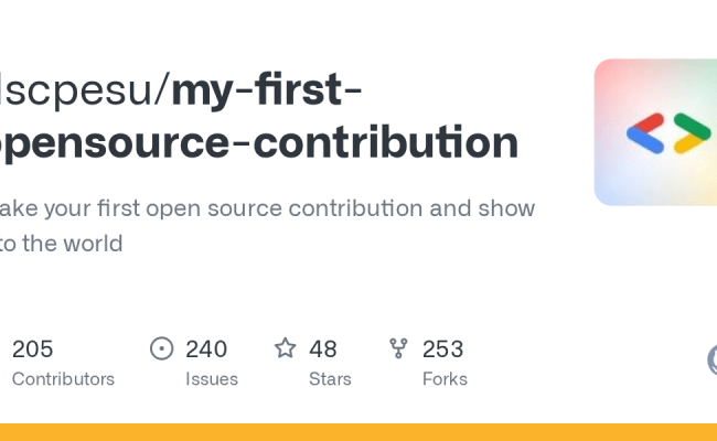 GitHub - Dscpesu/my-first-opensource-contribution: Make Your First Open ...