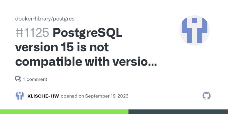 Update Offical Docker Images To Add New Postgres 15 5 Version Issue - Classic Colorful Image - 4K