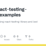 GitHub - Jmxo/react-testing-library-examples: Examples Of Using React ...
