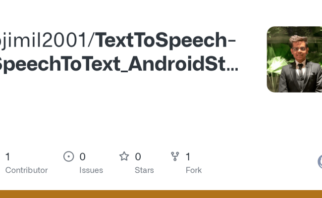 GitHub - Pjimil2001/TextToSpeech-SpeechToText_AndroidStudio
