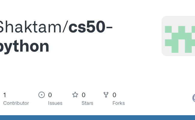 GitHub - Shaktam/cs50-python
