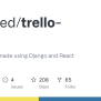 GitHub - Vdevired/trello-clone: A Trello Clone Made Using Django And React