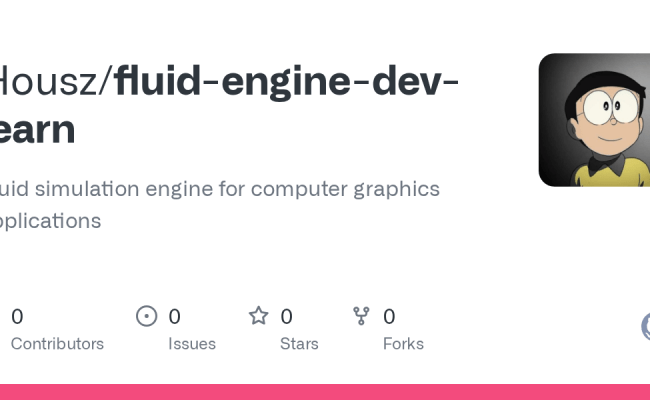 GitHub - Housz/fluid-engine-dev-learn: Fluid Simulation Engine For Computer Graphics Applications