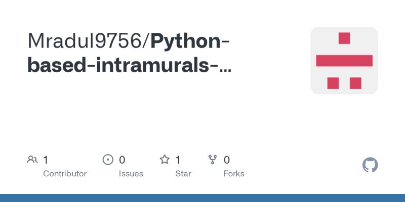 Github Mradul9756 Python Based Intramurals Scheduling Project Using Bipartite Matching Algorithm - Best Space Wallpapers in 4K