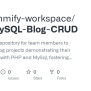 GitHub - Programmify-workspace/PHP-MySQL-Blog-CRUD: A Centralized ...