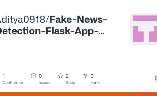 GitHub - Aditya0918/Fake-News-Detection-Flask-App-Using-Deep-Learning ...