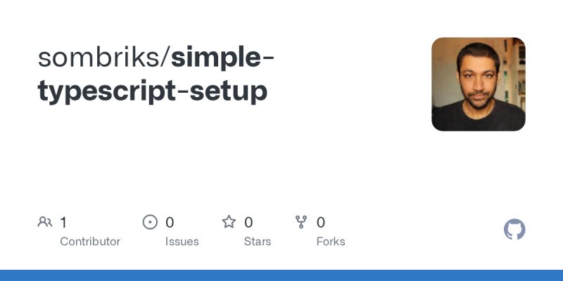 Github Stemmlerjs Simple Typescript Starter The Most Basic - High Resolution Abstract Illustrations for Desktop