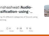 Github Swainshashwat Audio Classification Using Deep Learning