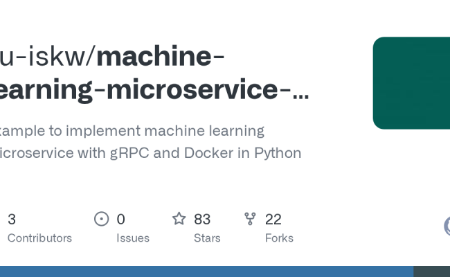 GitHub - Yu-iskw/machine-learning-microservice-python: Example To Implement Machine Learning ...