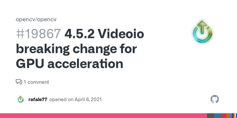 Opencv 4 5 2 Breaking Change With Ffmpeg Hw Accelerated Decoding Python Opencv - Ultra HD Gradient Photos for Desktop