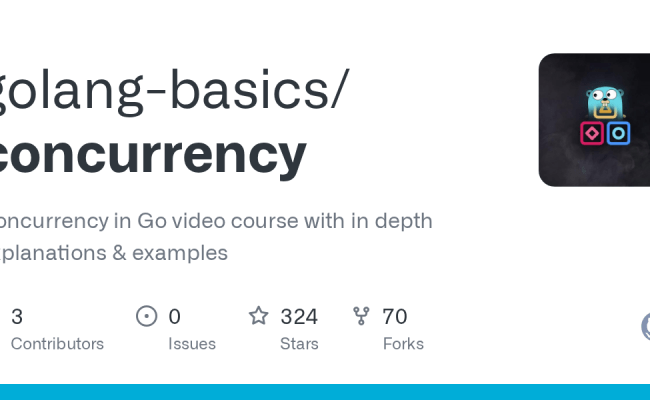 GitHub - Golang-basics/concurrency: Concurrency In Go Video Course With ...