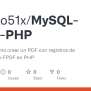 GitHub - Xcheko51x/MySQL-FPDF-PHP: Ejemplo De Como Crear Un PDF Con ...