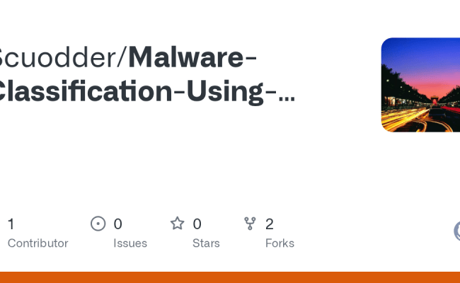 GitHub - Scuodder/Malware-Classification-Using-CNN