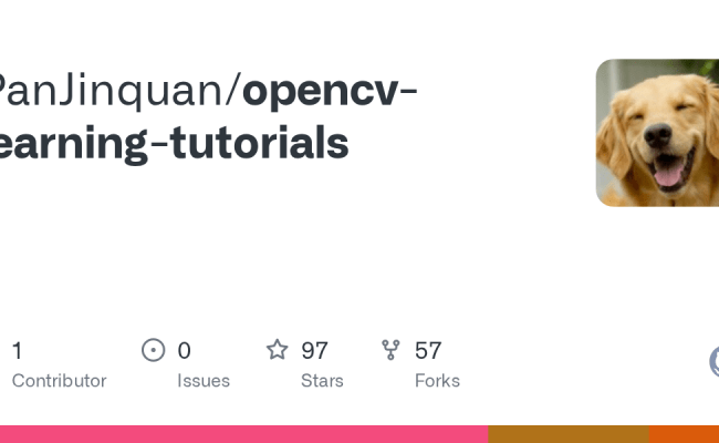 GitHub - PanJinquan/opencv-learning-tutorials