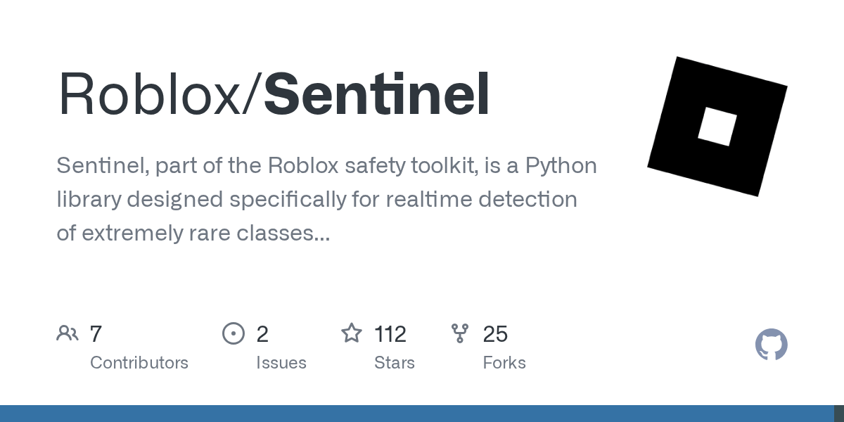 GitHub Roblox Sentinel Sentinel Part Of The Roblox Safety Toolkit Sentinel