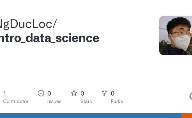 GitHub - NgDucLoc/Intro_data_science