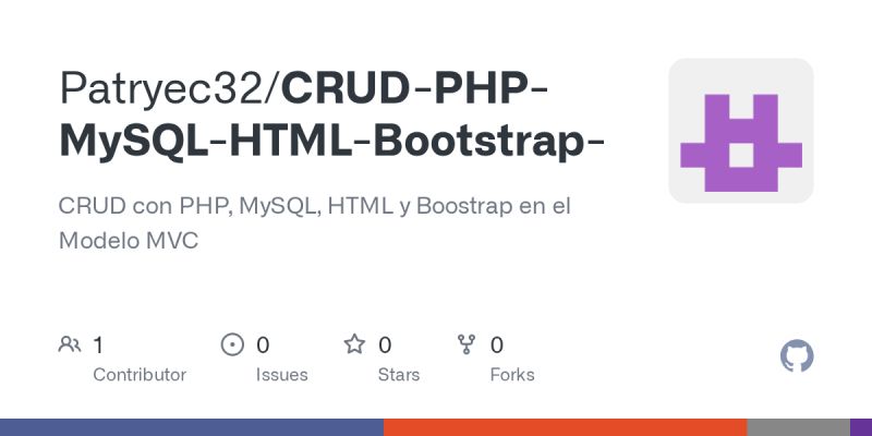 Github Volodymyrvi Crud Php Mysql Bootstrap - Abstract Texture Collection - HD Quality