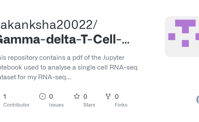 GitHub - Aakanksha20022/Gamma-delta-T-Cell-Single-cell-RNA-seq-pipeline ...