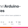 GitHub - Jenschr/Arduino-libraries: Various Libraries That I Either ...