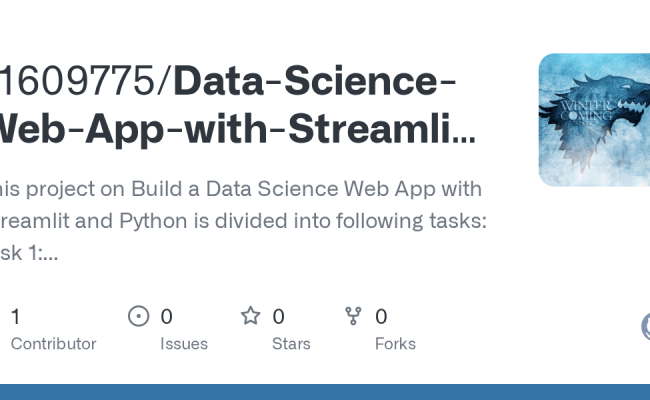 GitHub - 11609775/Data-Science-Web-App-with-Streamlit-and-Python: This ...