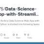 GitHub - 11609775/Data-Science-Web-App-with-Streamlit-and-Python: This ...