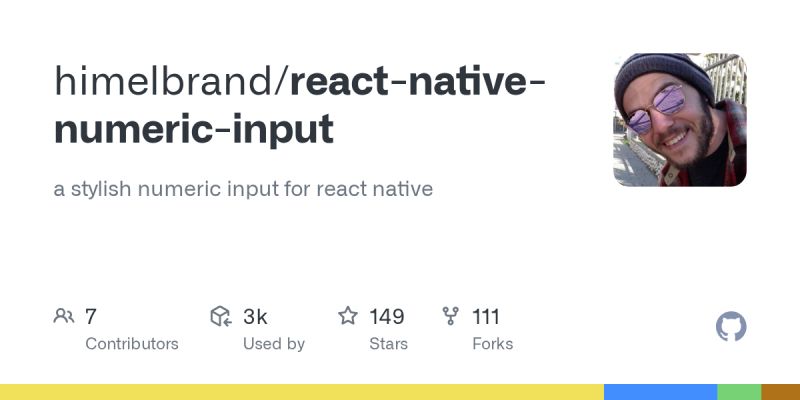 Github Himelbrand React Native Numeric Input A Stylish Numeric Input - Best Mountain Patterns in Ultra HD