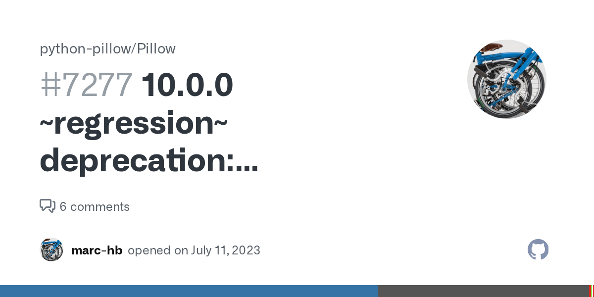 10.0.0 ~regression~ deprecation: imagedraw' object has no attribute