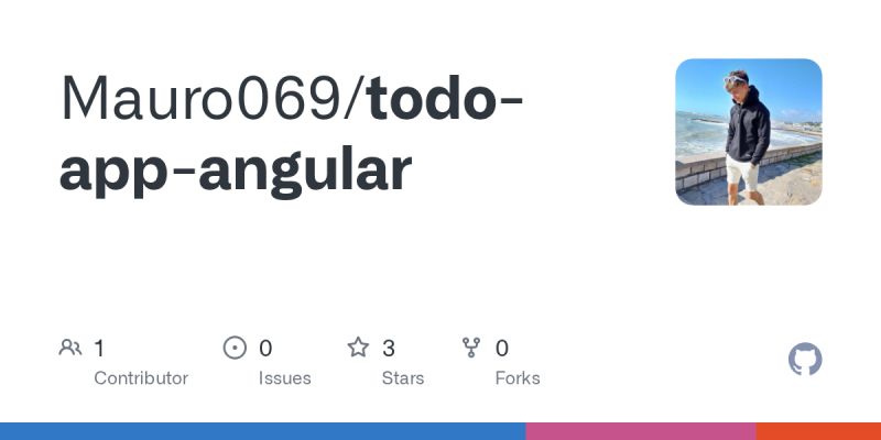Github M97chahboun First Angular Project Todo Todo App For Learn Angular - Dark Wallpapers - Classic Mobile Collection