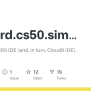GitHub - Cs50/harvard.cs50.simple: A Plugin For CS50 IDE (and, In Turn ...