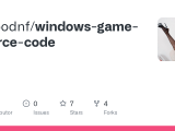 Github Klobodnf Windows Game Source Code