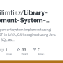 GitHub - Minaahilimtiaz/Library-Management-System-Java: A Library Management System Implement ...