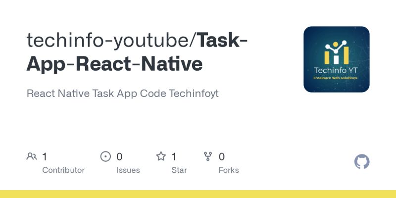 Github Triusdeil Taskapp React Native Task App Express Mysql React Native Basic App - Light Textures - Incredible Desktop Collection