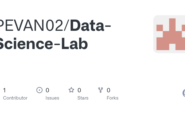 GitHub - PEVAN02/Data-Science-Lab