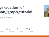 Python Igraph Tutorial Igraph Tutorial 11 Ipynb At Main Dange