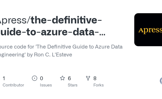 GitHub - Apress/the-definitive-guide-to-azure-data-engineering: Source ...