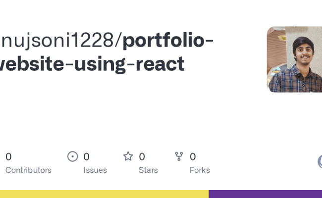 GitHub - Anujsoni1228/portfolio-website-using-react