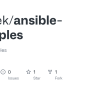 GitHub - Rimelek/ansible-examples: Ansible Examples