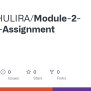 GitHub - AKATUHULIRA/Module-2-Coding-Assignment