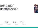Github Codetrindade Simplehttpserver
