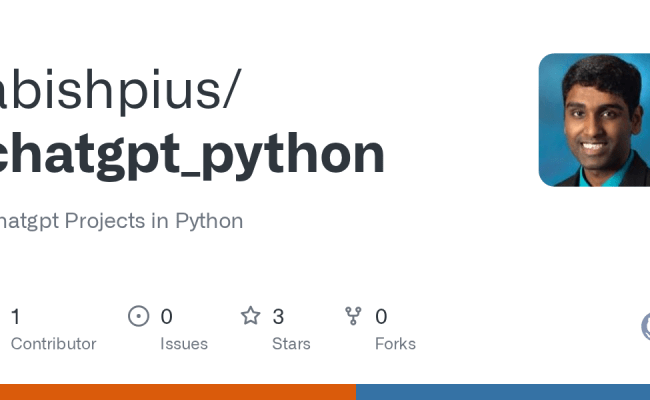 GitHub - Abishpius/chatgpt_python: Chatgpt Projects In Python