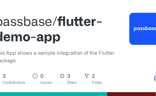 GitHub - Passbase/flutter-demo-app: This App Shows A Sample Integration Of The Flutter Package