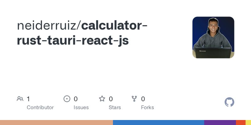 Github Neiderruiz Calculator Rust Tauri React Js - Creative Mountain Background - Ultra HD