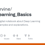 GitHub - ArcaneIrvine/Deep_Learning_Basics: A 10 Chapter Digital ...